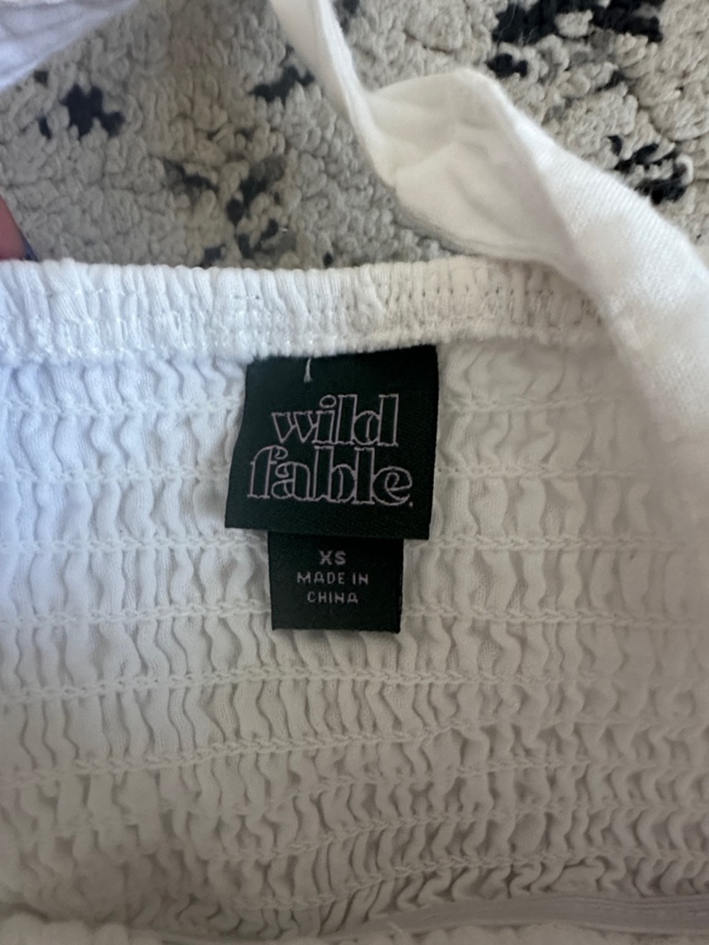 NWOT White Eyelet Halter Mini Dress - Picture 2 of 3